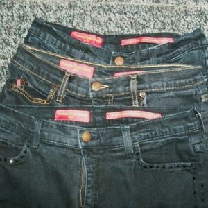 Not Your Daughters Jeans Tummy Tuck 3 Pairs Sz 4-6